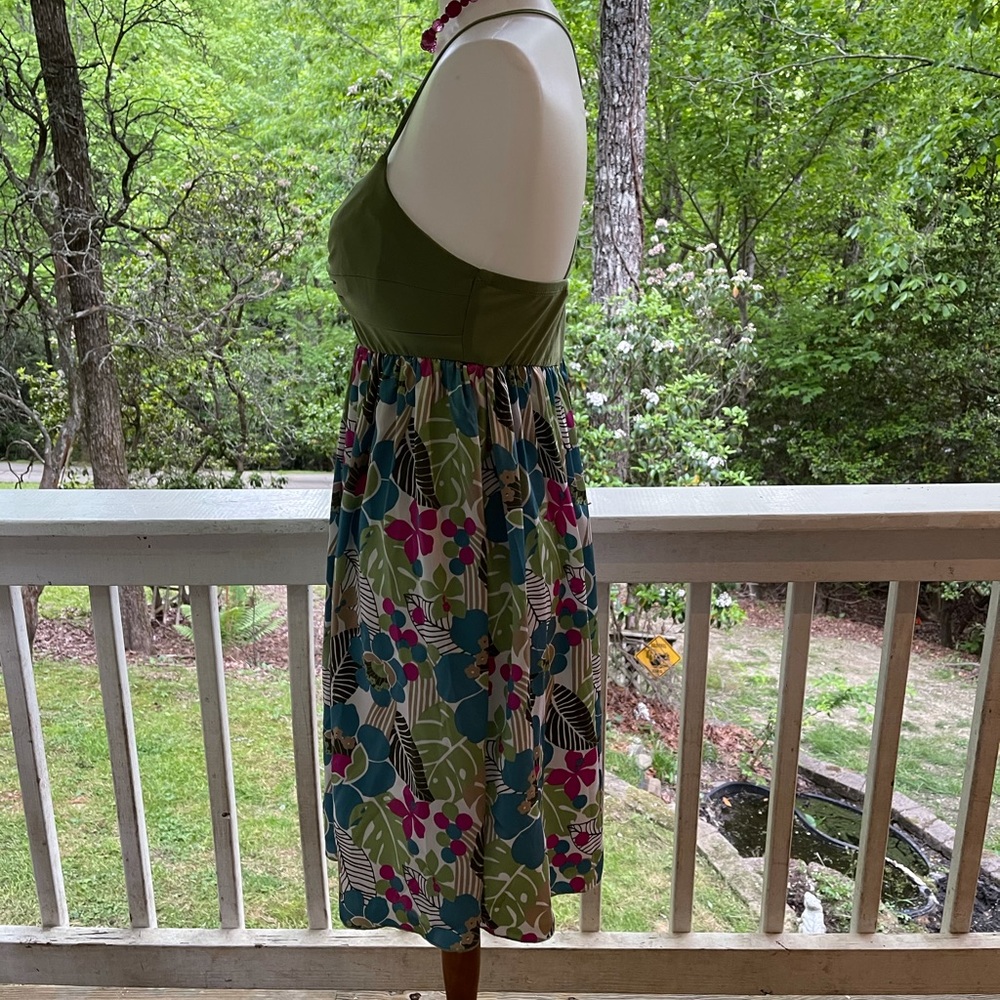 Candie’s Cross Back Floral Sundress L jr.FREE SHIP - Picture 3 of 4